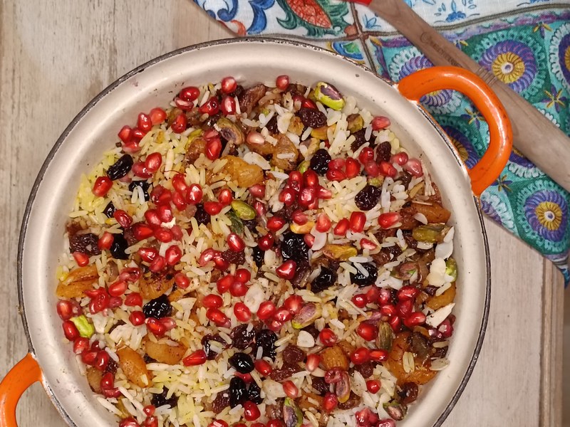 Jeweled Pomegranate Rice